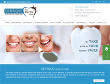 Tablet Screenshot of dentiquecochin.com